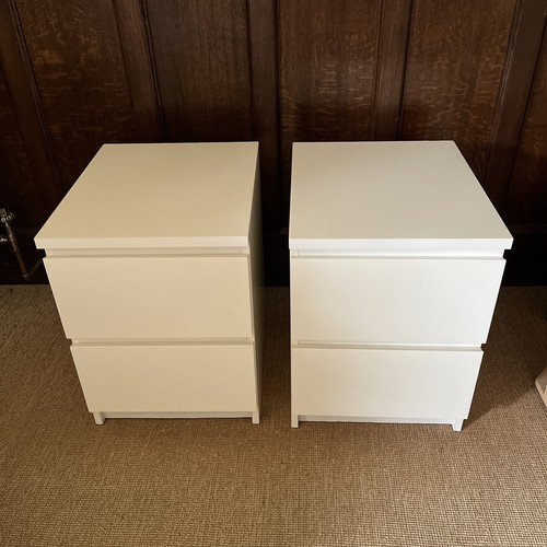 Ikea malm pair bedside - ikea,