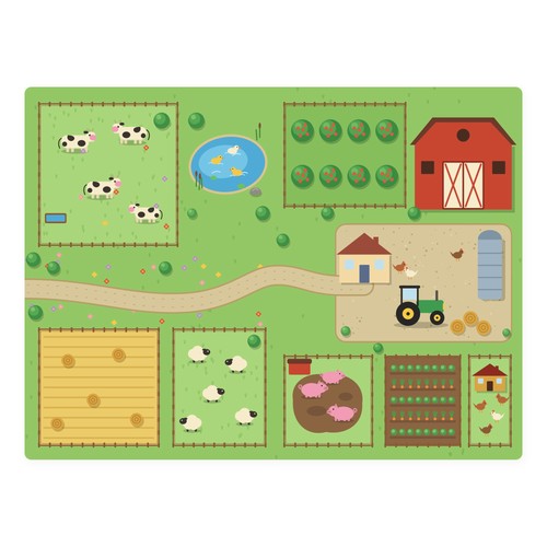 Farm animals kids table - farm,