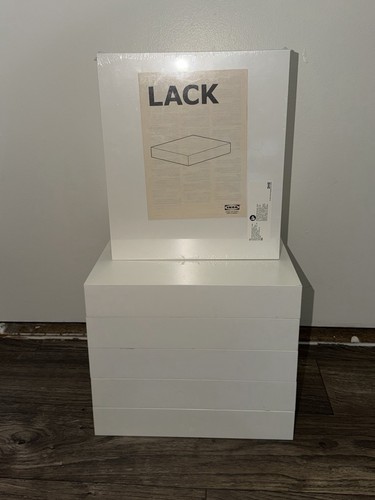 White ikea lack wall - white,