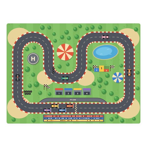 Race track kids - track, sticker