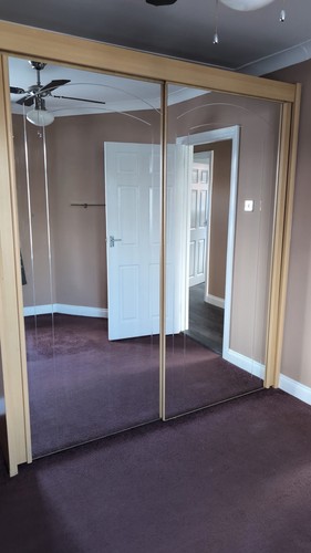 Large double wardrobe with - double,