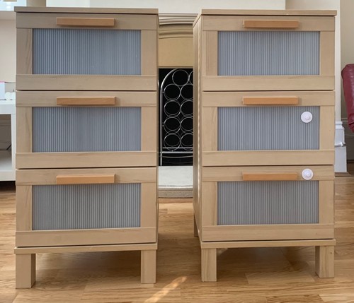 Pair ikea bedside - pair,