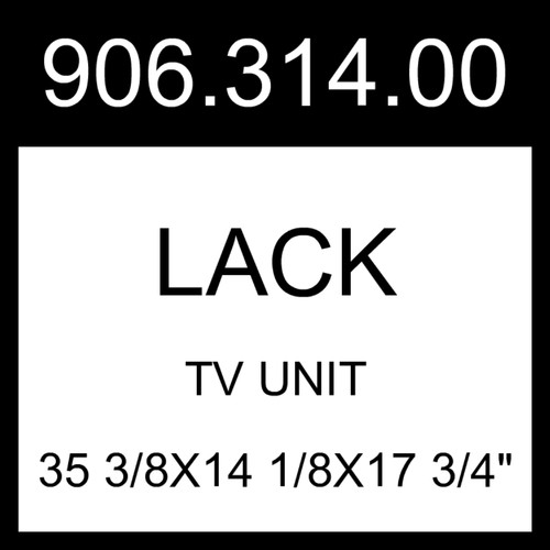 Ikea lack unit - white, 35